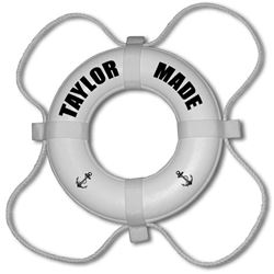 Picture of Taylor Made 2020108366 Life Ring Lettering Kit - 2 Inch Black Letters Numbers and Symbols