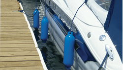 Picture of Taylor Made 541022 Hull Gard Inflatable Vinyl Boat Fender 5.5" x 20" Emerald Green