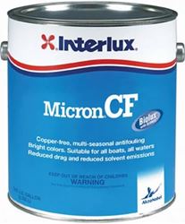 Picture of Interlux Paint 5608693 Micron CF Copper-Free Antifouling Bottom Paint Red Gallon