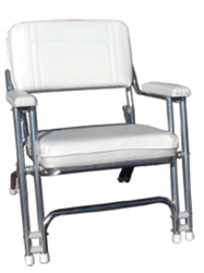 Picture of Taylor Made 40235 Single Deck Chair Cover - Heavy Duty White Vinyl