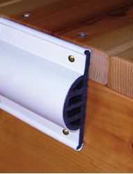 Picture of Taylor Made 45990 Dock Pro Premium Side Gard 10 Ft Black Vinyl Dock Edging