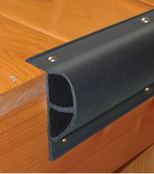 Picture of Taylor Made 45994 Dock Pro P-Shape Vinyl Dock Edging 10 Ft Coil Black