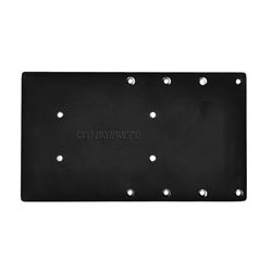 Picture of Sea Brackets SEA2312-BLK 14" Straight Trolling Motor Mounting Plate for Garmin Kraken - Black