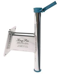 Picture of CMP KPSQ50B Panther King Pin Quick Release Transom Mount Bracket 2.5" Setback