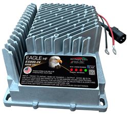 Picture of Dual Pro ES0800-24V003 Eagle HF 24V 800W Lithium Battery Charger with Ring Terminals