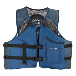 Picture of Onyx Outdoors 116200-500-050-13 Mesh Classic Sport Life Vest XL Navy Blue