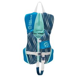 Picture of Kent Sporting Goods 142200-505-000-25 Full Throttle Infant Rapid-Dry Flex-Back Life Jacket Aqua