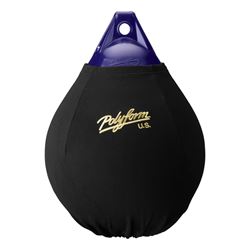 Picture of Polyform EFC-A3BLACK Elite Fender Cover for A-3 Ball Style Boat Fender - Black