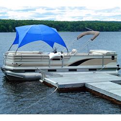 Picture of Taylor Made 12003OB Pontoon Easy-Up Gazebo Shade Top Pacific Blue