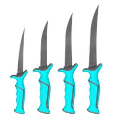 Picture of Toadfish 1175 Fixed Fillet Knife Set - 4 Piece Professional Fishing Knife Kit