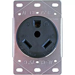 Picture of Progressive Industries RV-TT-30DFR 30 Amp RV Dead Front Receptacle