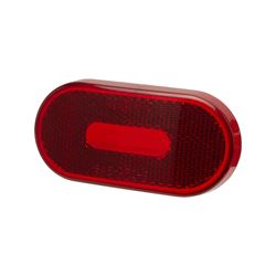 Picture of Fasteners Unlimited CMD89121R Red Replacement Lens for Oval Clearance Light
