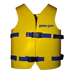 Picture of TRC Recreation 1021512 Super Soft Youth Life Jacket USCG Type III - Yellow