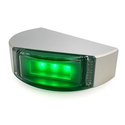 Picture of Lumitec 101835 Surface Mount Aluminum Starboard Navigation Light Green