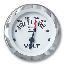 Picture of SeaStar Solutions 65506P Lido 2" Voltmeter 8-18V DC Marine Gauge