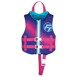 Picture of Kent Sporting Goods 142100-600-001-22 Full Throttle Child Rapid-Dry Life Jacket Purple