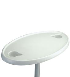 Picture of Attwood Marine 75320 Deluxe Oval Stowable Table System with Quick Release Pedestal