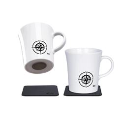 Picture of Silwy Drinkware S027-1308-2-B-BO Handle Cups Wanderlust Black