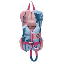 Picture of Full Throttle 142200-105-000-25 Rapid-Dry Flex-Back Infant Life Jacket Pink