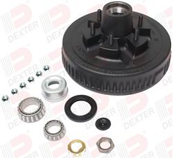 Picture of Dexter Marine Products K08-201-2G Pre-Greased 6K Hub-Drum Kit 6 on 5.5 Inch Bolt Pattern