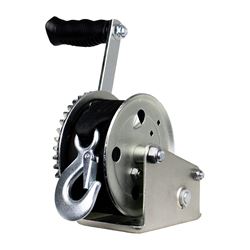 Picture of Powerwinch 21500-W-1200-6-Z-R Utility Series Manual Trailer Winch 1200 lb Zinc Plated 6" Crank