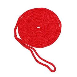 Picture of Aamstrand Ropes & Twines 27050 Double Braid Nylon Dock Line 3/8" x 20' Red