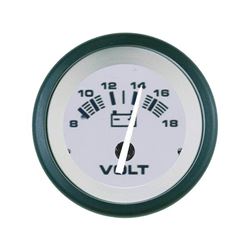 Picture of SeaStar Solutions 61548P Driftwood Series 2" Voltmeter 8-18 VDC