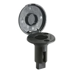 Picture of Attwood Marine 910R2PB1 Round 2-Pin Navigation Light Plug-In Base Black