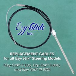 Picture of Ezy-Glide RC-1050 Replacement Steering Cable 10.5 Foot for Ezy-Stik II and III