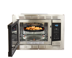 Picture of LaSalle Bristol 520EC028AKD7S1R High Pointe 1.0 Cu Ft Convection Microwave with Air Fryer Stainless Steel