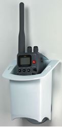 Picture of BoatMates 2135-1 Communications Caddy White Marine Smartphone VHF Radio Holder
