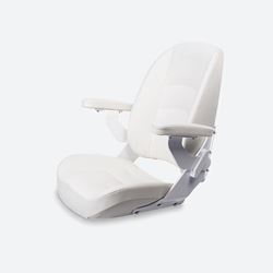 Picture of Shock Wave SW-04920-W Corbin2 Fixed Back Boat Seat Storm White