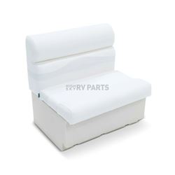 Picture of Taylor Made 674641 Platinum Series 30" White Pontoon Bench Seat with Storage