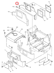 Picture of Yamaha Accessories 7CH-228C0-00-P0 Generator Rear Cover Assembly