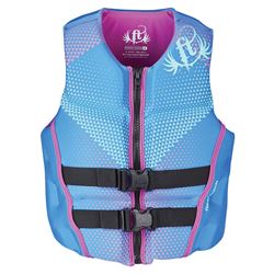 Picture of Full Throttle 142500-500-030-26 Rapid Dry Flex-Back Life Jacket Medium Blue