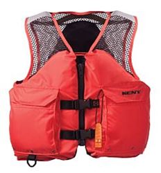 Picture of Kent Sporting Goods 150800-200-040-20 Mesh Deluxe Commercial Vest Type III Life Jacket Large Orange