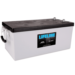 Picture of Lifeline GPL-8DA 12V 255Ah Group 8D AGM Deep Cycle Battery with Automotive Terminals