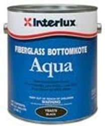 Picture of Interlux Paint 5351010 Fiberglass Bottomkote Aqua Antifouling Paint Black Gallon
