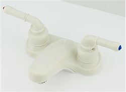 Picture of Empire Brass Company U-YBB77B RV Bathroom Faucet 4-Inch Lavatory with Teapot Handles Biscuit