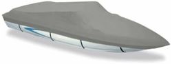 Picture of Carver Covers 77218F-10 Styled-to-Fit Boat Cover for Wide Bass Boats 18'6" Slate Gray