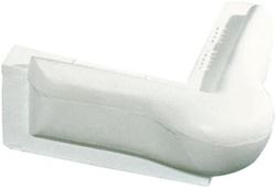 Picture of Cal June Buoys 5007 Corner Dock Bumper 8x8x4 Inch White Marine Vinyl