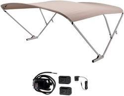 Picture of Taylor Made 2021133088 Airmount Complete Bimini System 92-102" Pontoon