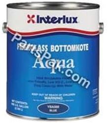 Picture of Interlux Paint 5351009 Fiberglass Bottomkote Aqua Antifouling Paint Blue Gallon