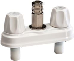 Picture of Empire Brass Company CRD-EMPR-QDC-W 4-Inch RV Quick Disconnect Valve White