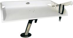 Picture of Deep Blue Marine Products MSK-6 Bait Table Filet Board 14" x 11" with Rod Holder Mount