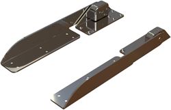 Picture of Taco Metals H25-0048 Command Ratchet Hinge 18-1/2" 316 Stainless Steel Polished