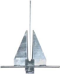 Picture of Gen3 Marine 5-1004 Hot Dipped Galvanized Danforth Anchor #8 - 9 lb Fluke Anchor