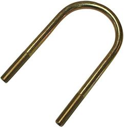 Picture of Lippert Components 122070 U-Bolt 1/2"-20 x 6.5" for 3" Axle Tube Yellow Zinc