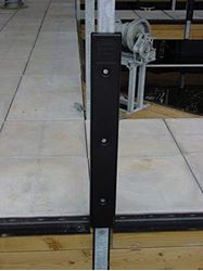 Picture of K&R Manufacturing SC-KR20B 3 Foot Dock Post Bumper for 2" Posts Black