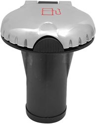 Picture of Attwood Marine 99DFCCSZ1S Deck Fill for Carbon Canister System with Straight Body and Scalloped Chrome Cap